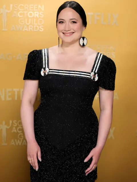 Getty Images Lily Gladstone attends the 31st Annual Screen Actors Guild Awards at Shrine Auditorium and Expo Hall on February 23, 2025 in Los Angeles, California