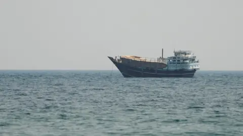  Vessels at the Strait of Hormuz, as seen from Musandam, Oman