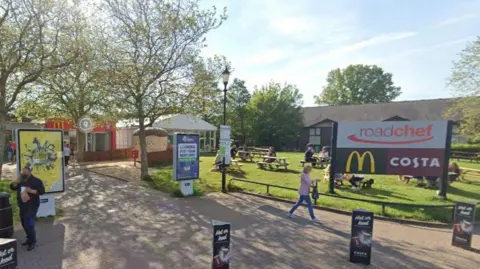 Google Taunton Services on the M5