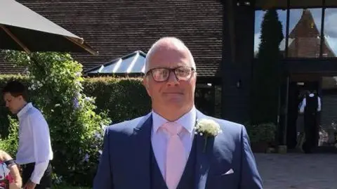 Alan Johns Alan Johns from Doddington wearing a morning suit at a wedding