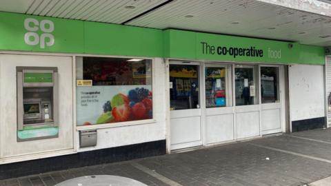 The outside of the Co-operative food store