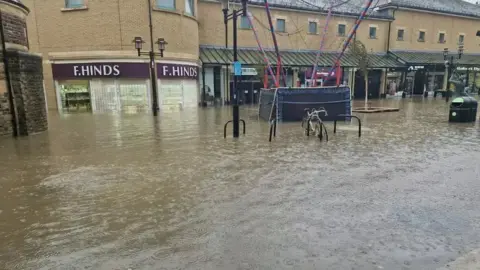 Angie Low Flooding at the Hastings shopping centre