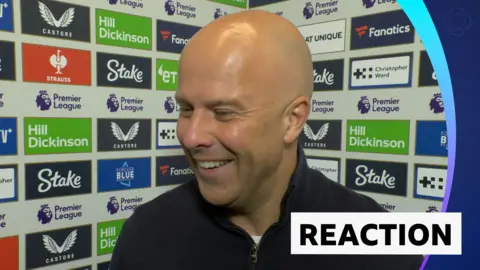 Liverpool manager Arne Slot