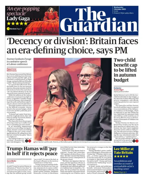  Britain faces an era-defining choice, says PM".