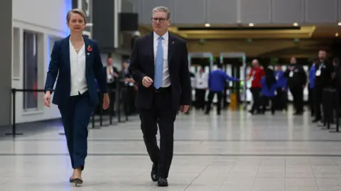 PA Media Yvette Cooper and Keir Starmer