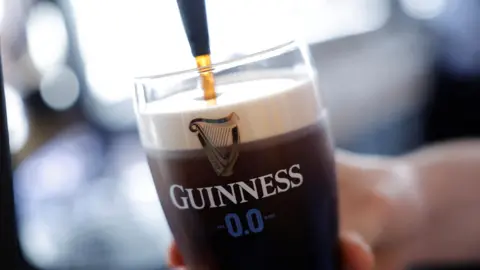 Reuters/ Clodagh Kilcoyne A pint of Guinness 0.0 being poured.