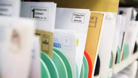 BBC Letters organised in dividers