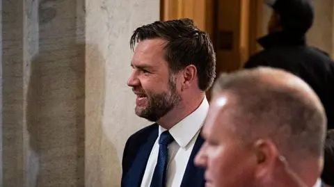 JD Vance walking