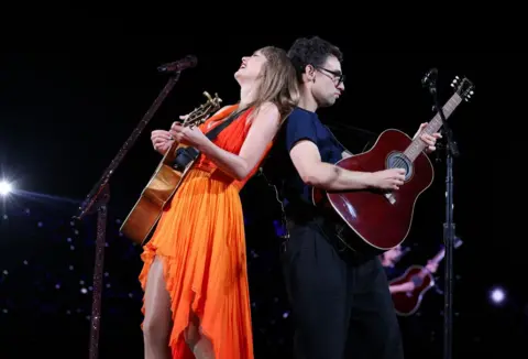 Getty Images Jack Antonoff and Taylor Swift