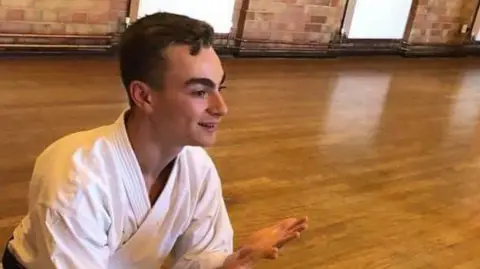 Tom Auger doing karate
