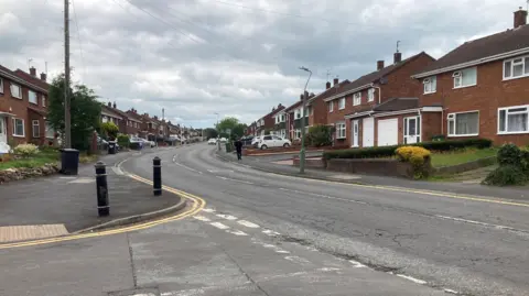 This generic photo shows Mount Pleasant Road running from the bottom right to around the middle of the image. Houses are to the left and right of the street and there is a junction with another road at the bottom of the photo.