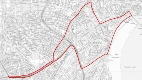 North Yorkshire Council The street alcohol prohibition zone