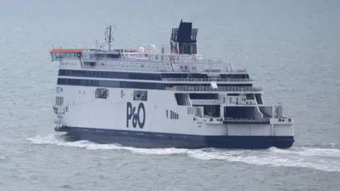 Reuters FILE PHOTO: P&O Ferry ‘Spirit of Britain’ departs from the Port of Dover