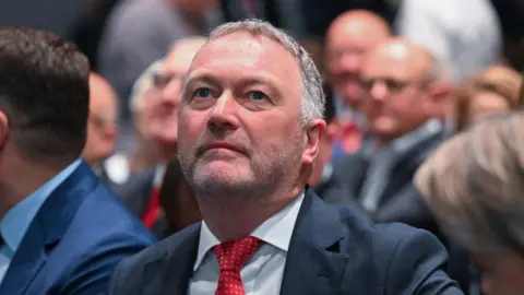 Anadolu via Getty Images Secretary of State for Housing, Communities and Local Government, Steve Reed, attends the Labour Party Annual Conference at the ACC Liverpool Convention Centre on September 29 2025. 
