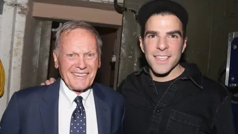 Getty Images Tab Hunter and Zachary Quinto