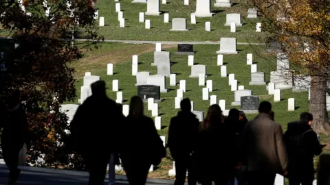 Reuters Arlington cemetery - graves