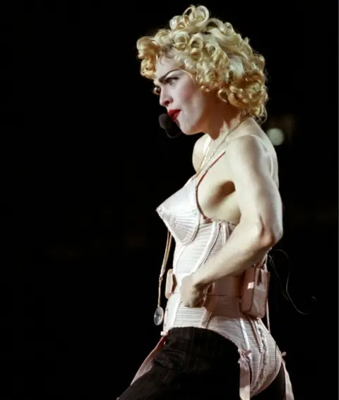 1990 Madonna performing at Wembley in 1990