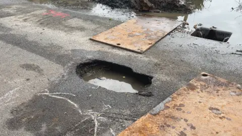 BBC Hole in the road