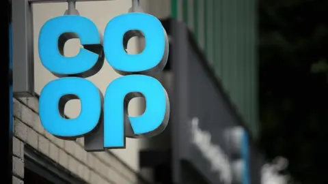 A Co-op sign