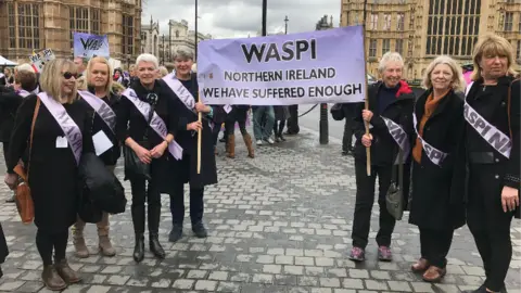 Waspi Local Waspi women took their pension protest to Westminster