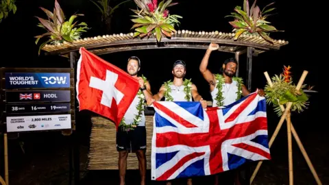 World's Toughtest Row Luca Feser, Matt Siely and Cutu Serruys