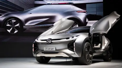 Getty Images The Enverge is unveiled at the GAC press conference during the 2018 North American International Auto Show in Detroit, Michigan, on January 15, 2018.