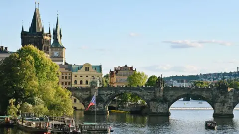 Getty Images View of Charles Bridge in Prague, Czech Republic