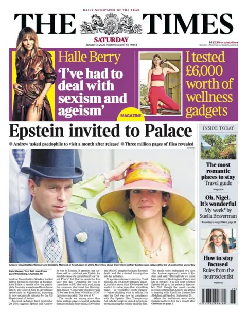"Epstein invited to Palace."