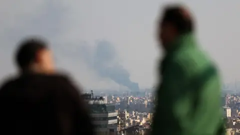 Smoke rises after an airstrike in central Tehran, Iran (1 April 2026)