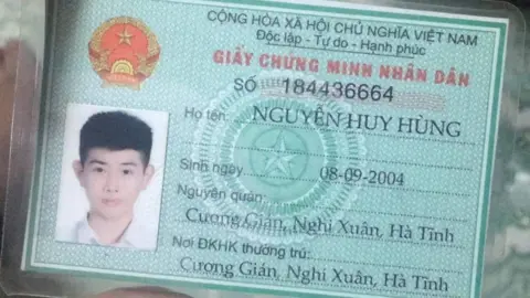 Supplied by family Nguyen Huy Hung's ID