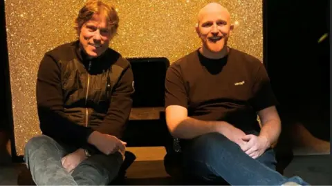 Callum Mills John Bishop and Ray Bradshaw