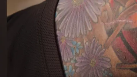 West Midlands Police PC Dan Thomas' tattoo