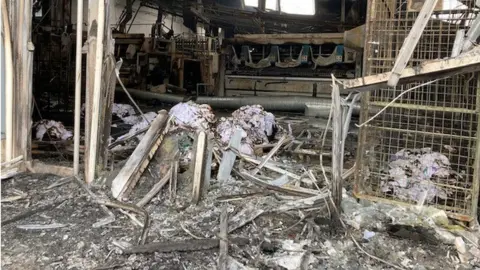 BBC Fire after the blaze