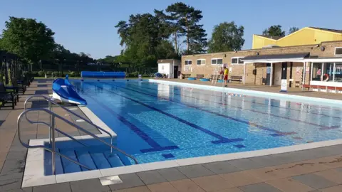 Historic Pools of Britain Jubilee Park, Woodhall Spa, Lincolnshire