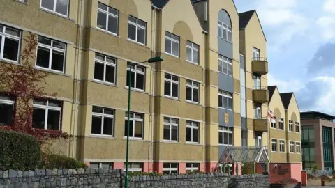 BBC Photo of the outside of Sir Charles Frossard House