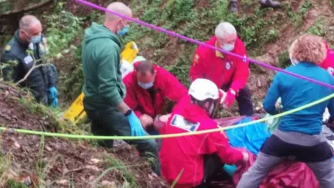 Ogwen Valley Mountain Rescue Organisation Eglwysbach rescue