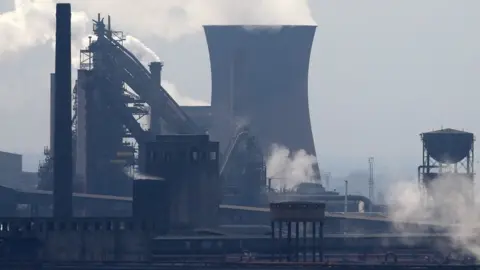 British Steel's Scunthorpe plant