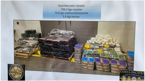 Reuters Drugs seized in the tunnel operation