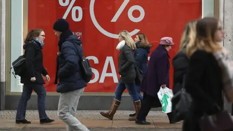 Getty Images Shoppers in Berlin