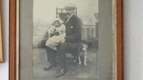 Clive Mumford Clive's grandfather and father as a baby