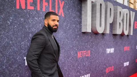 Netflix Drake at the Top Boy premiere