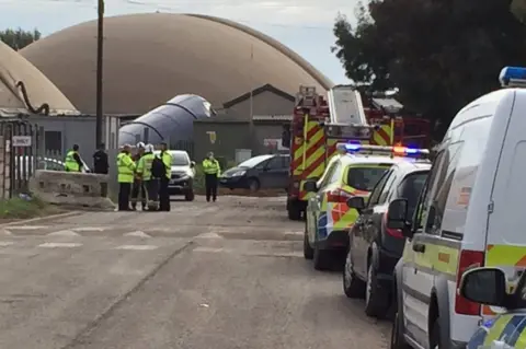 BBC Scene of explosion