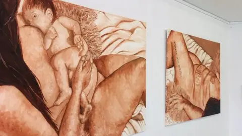 some of her paintings