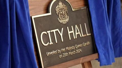City Hall Plaque