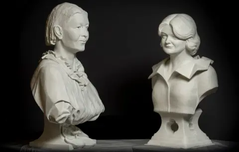 Stirling District Tourism Busts of Maggie Keswick Jencks and Mary Slessor