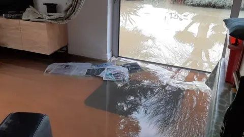 Tim Barnard Flooded house