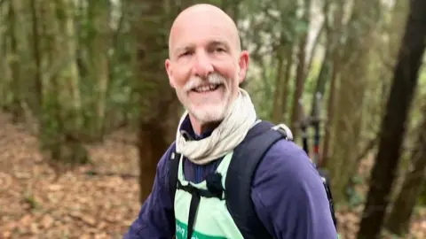 BBC Martin Syrett walking