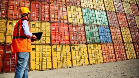 Getty Images Port worker
