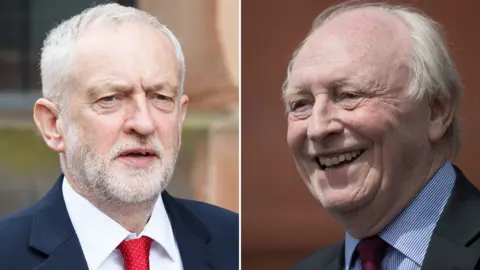 Getty Images Jeremy Corbyn and Lord Kinnock