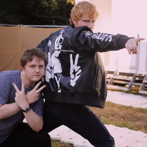 Lewis Capaldi Sheeran and Capaldi played a number of gigs together last month